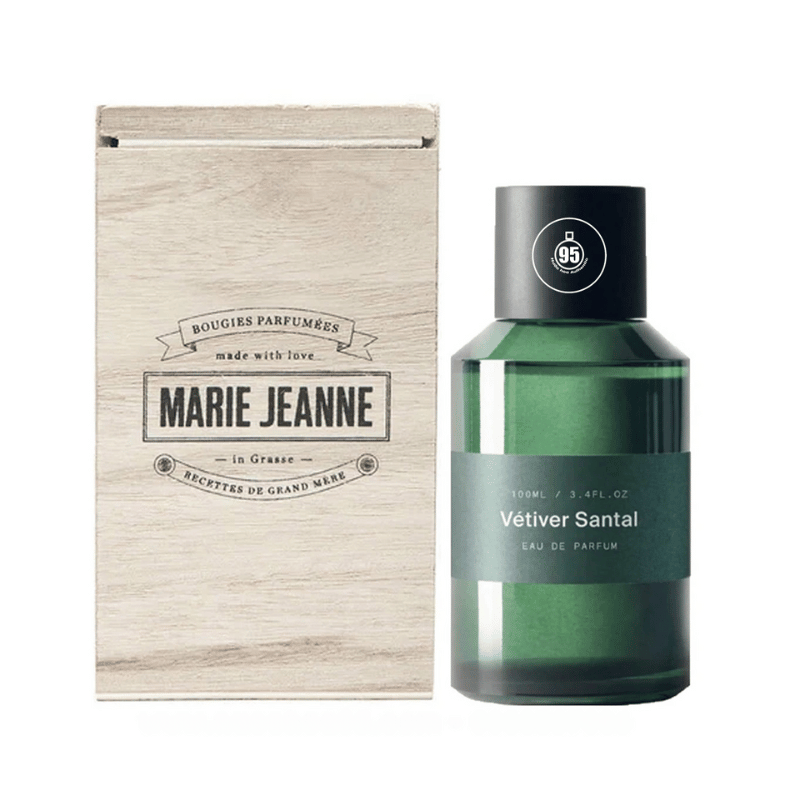 Thiết kế của chai nước hoa Marie Jeanne Vetiver Santal EDP toát lên vẻ đẹp tối giản, tinh tế